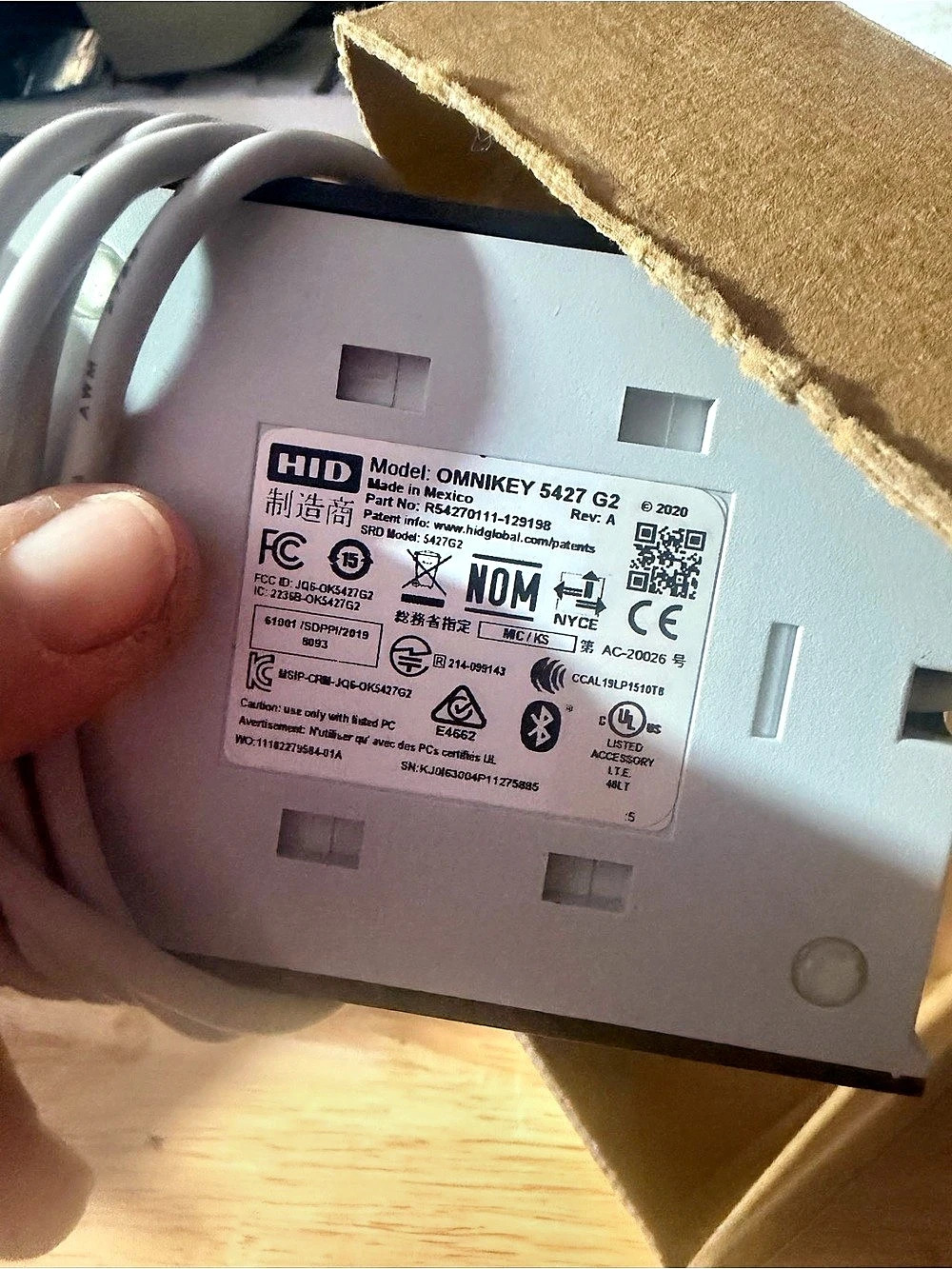 HID OMNIKEY 5427 SMART CARD READER R54270111